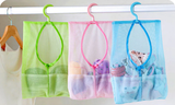 Hanging Bathroom Mesh Bag Organizer