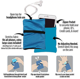 Handy wrist wallet with zipper