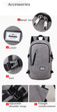 Business and Travel Laptop Backpack with USB Charging Port