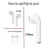 Twin Bluetooth Wireless Earbuds with Charging Dock for Frequent Travelers