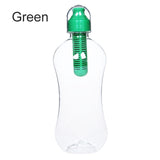 550ML Plactic Water Bottle with Built-In Filter for Outdoors