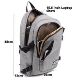Business and Travel Laptop Backpack with USB Charging Port