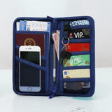Space-saving Travel Pouch for Passport and Important Belongings