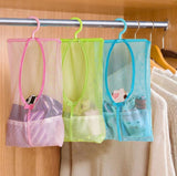 Hanging Bathroom Mesh Bag Organizer